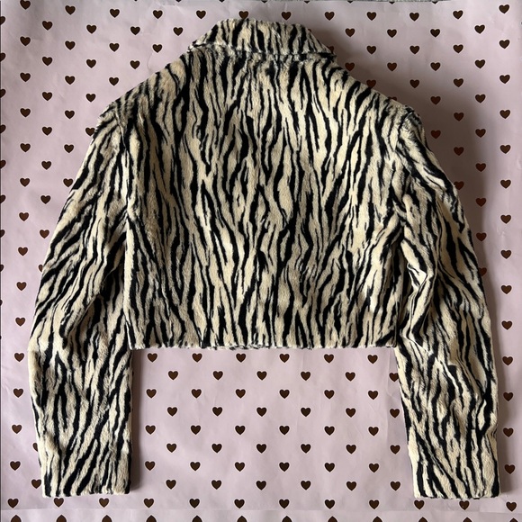 MOTHER the blaze of glory faux fur blazer NWOT - Picture 6 of 6